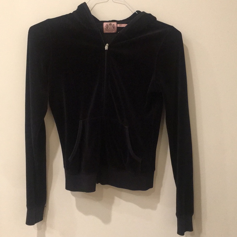 Juicy Couture Black Zip Up Hoodie